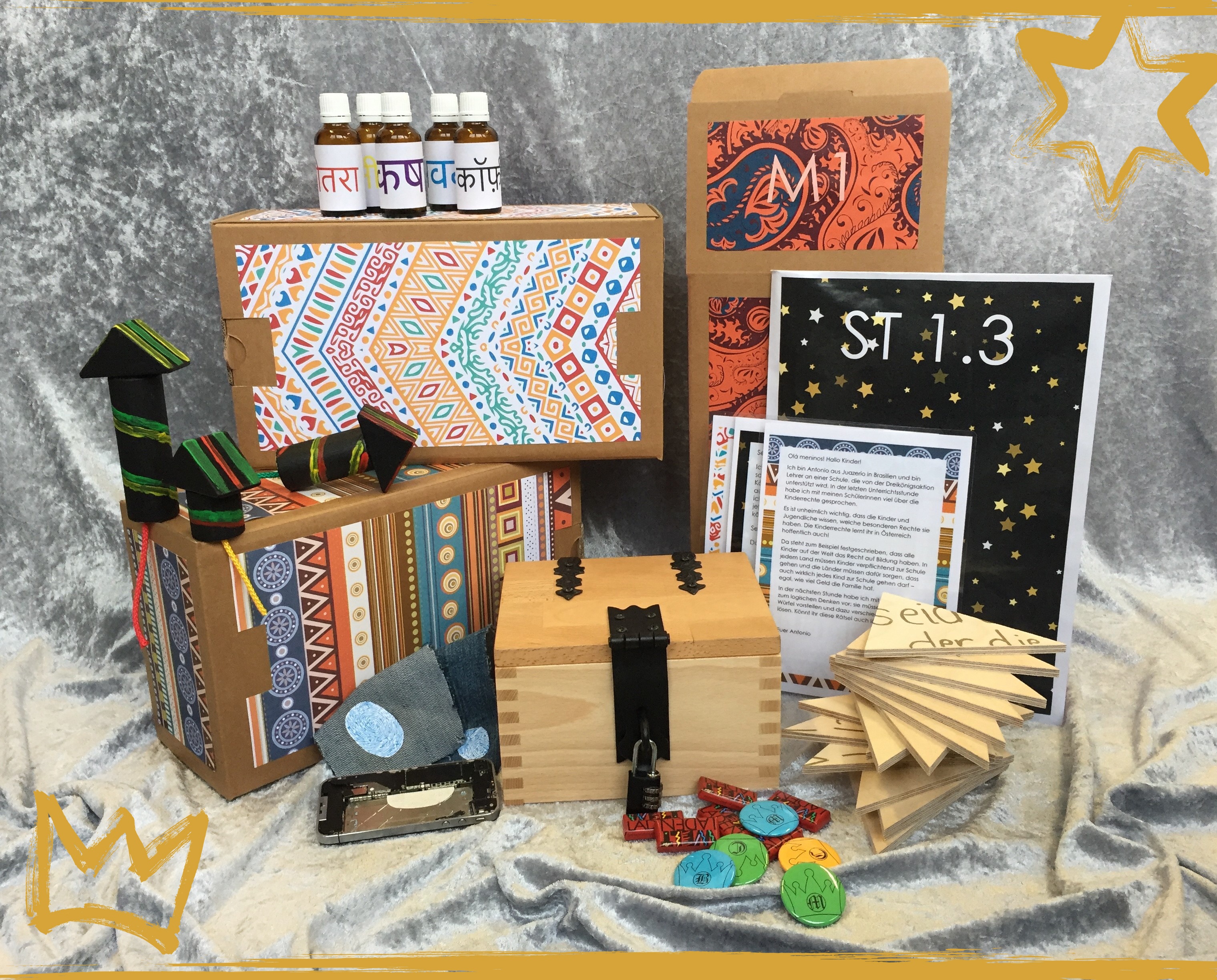 Materialien des Sternsingen Escaperooms