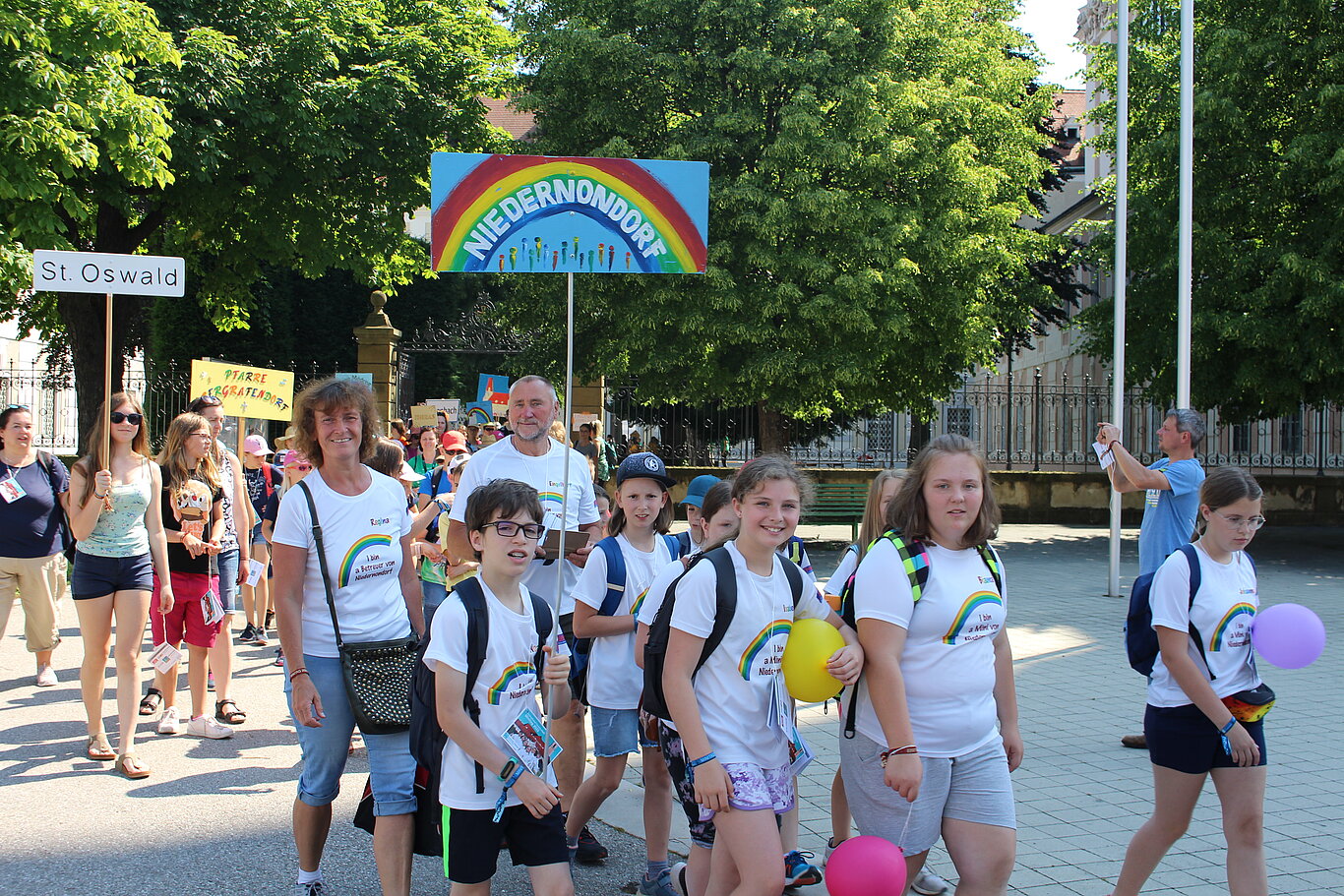 Credit: JS St. Pölten Einzug der Pfarren Minitag 2022